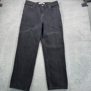 Levi's Jeans Mens 36x31 550 Relaxed Tapered Black‎ Denim